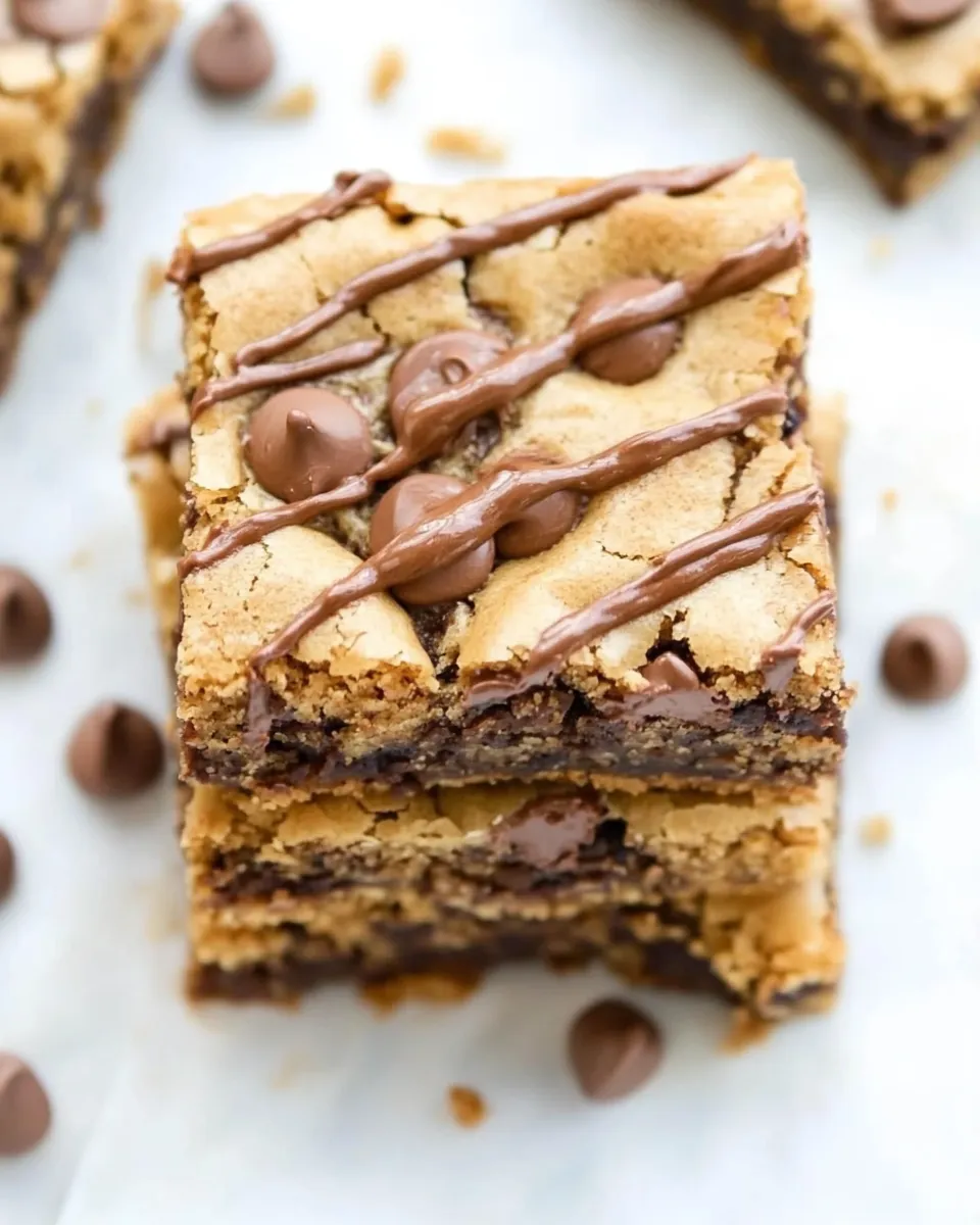 Delicious Vegan Blondies shot