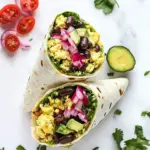 Homemade Vegan Breakfast Burrito photo