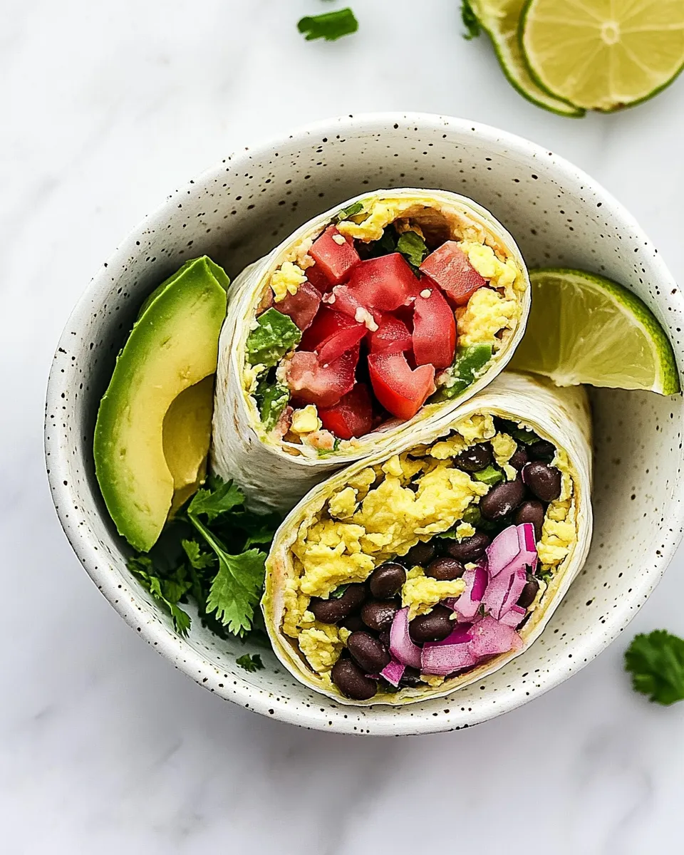 Classic Vegan Breakfast Burrito image