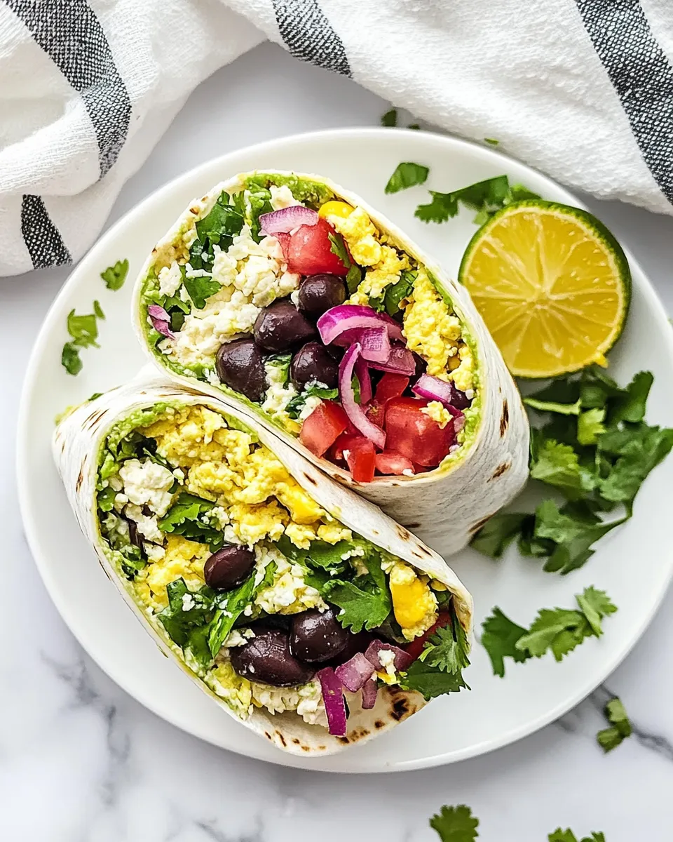 Easy Vegan Breakfast Burrito recipe photo