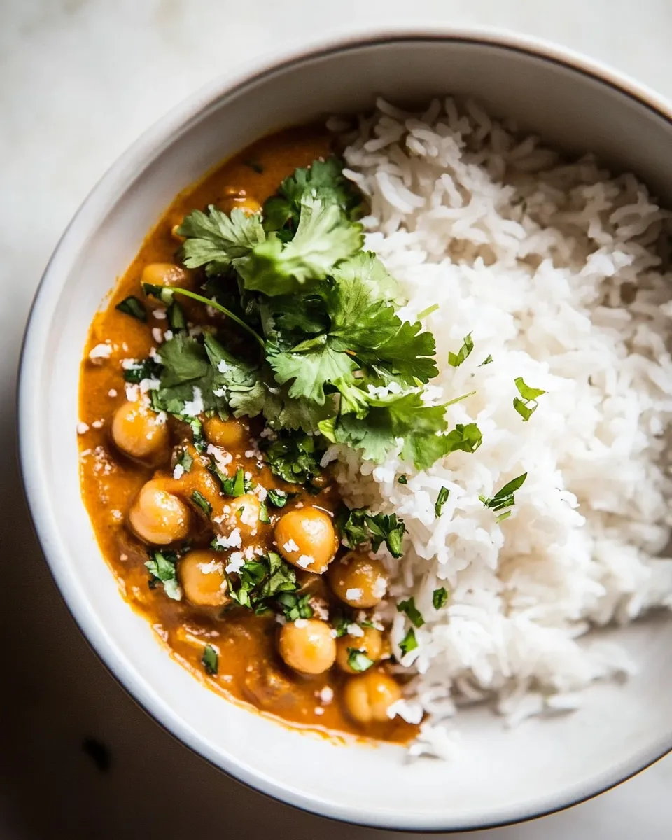 Delicious Vegan Butter Chickpeas image