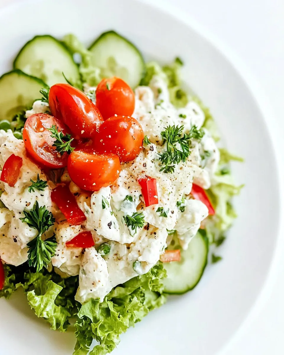 Classic Vegan Chicken Salad image