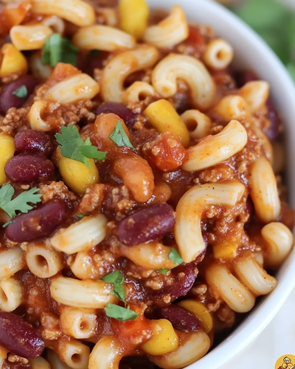Classic Vegan Chili Mac (30 Minute!) dish photo