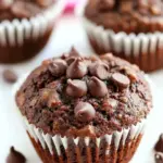 Easy Vegan Chocolate Banana Muffins photo