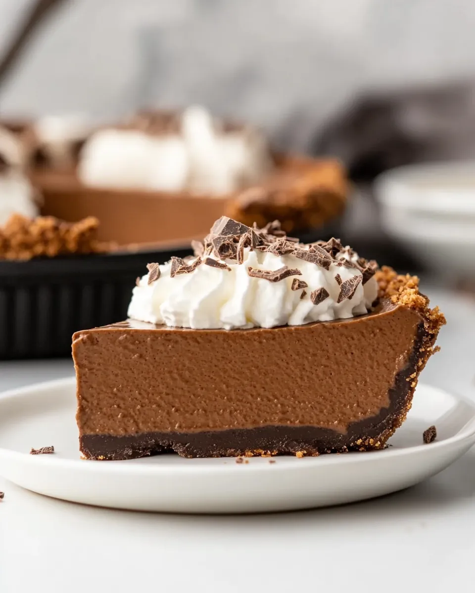 Classic Vegan Chocolate Pie (No-Bake) image