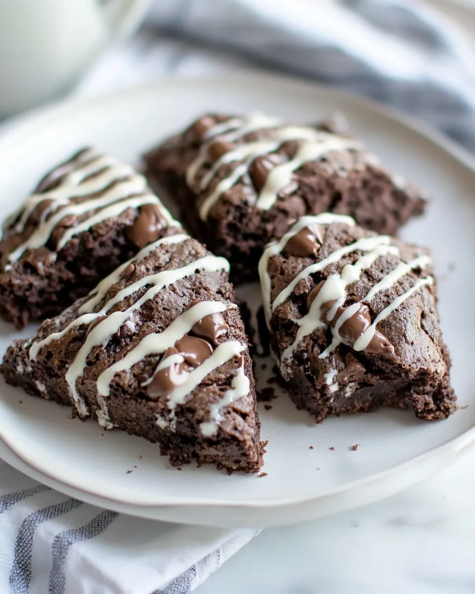 Quick Vegan Chocolate Scones dish photo