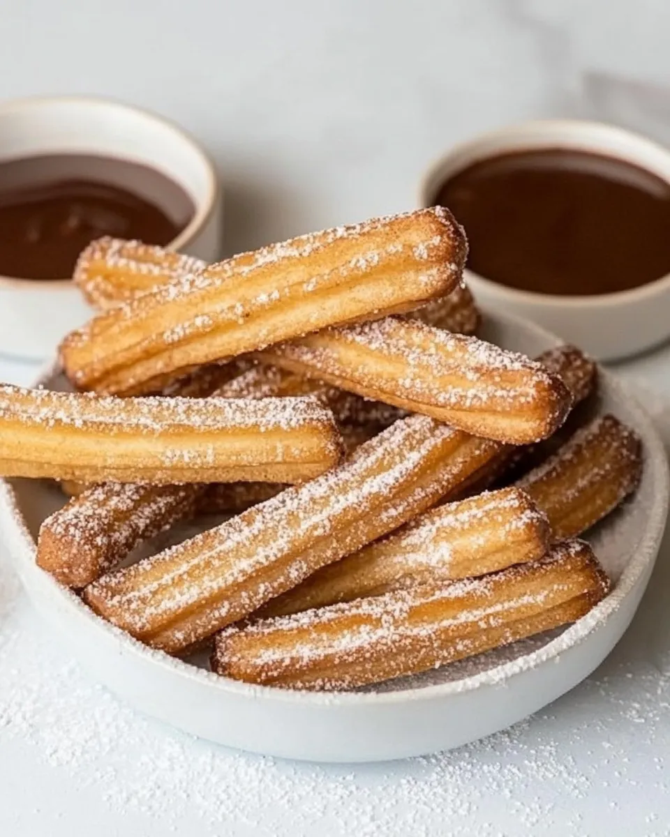 Delicious Vegan Churros shot