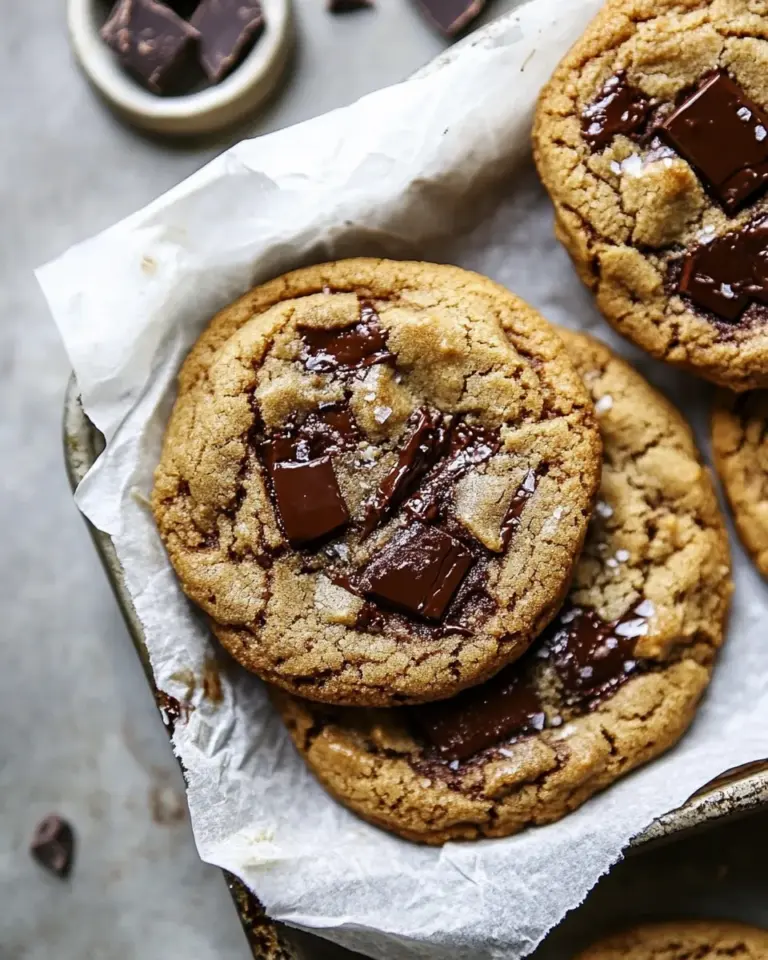 Delicious Vegan Double Chocolate Chunk Cookies. recipe image