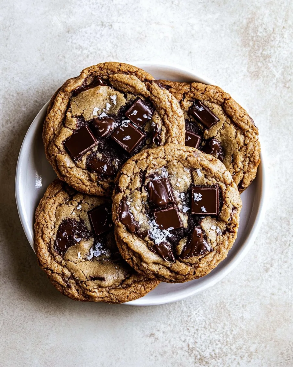 Fresh Vegan Double Chocolate Chunk Cookies. shot