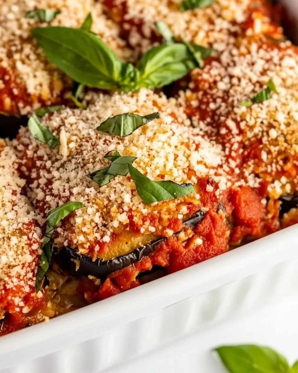 Easy Vegan Eggplant Parmesan recipe photo