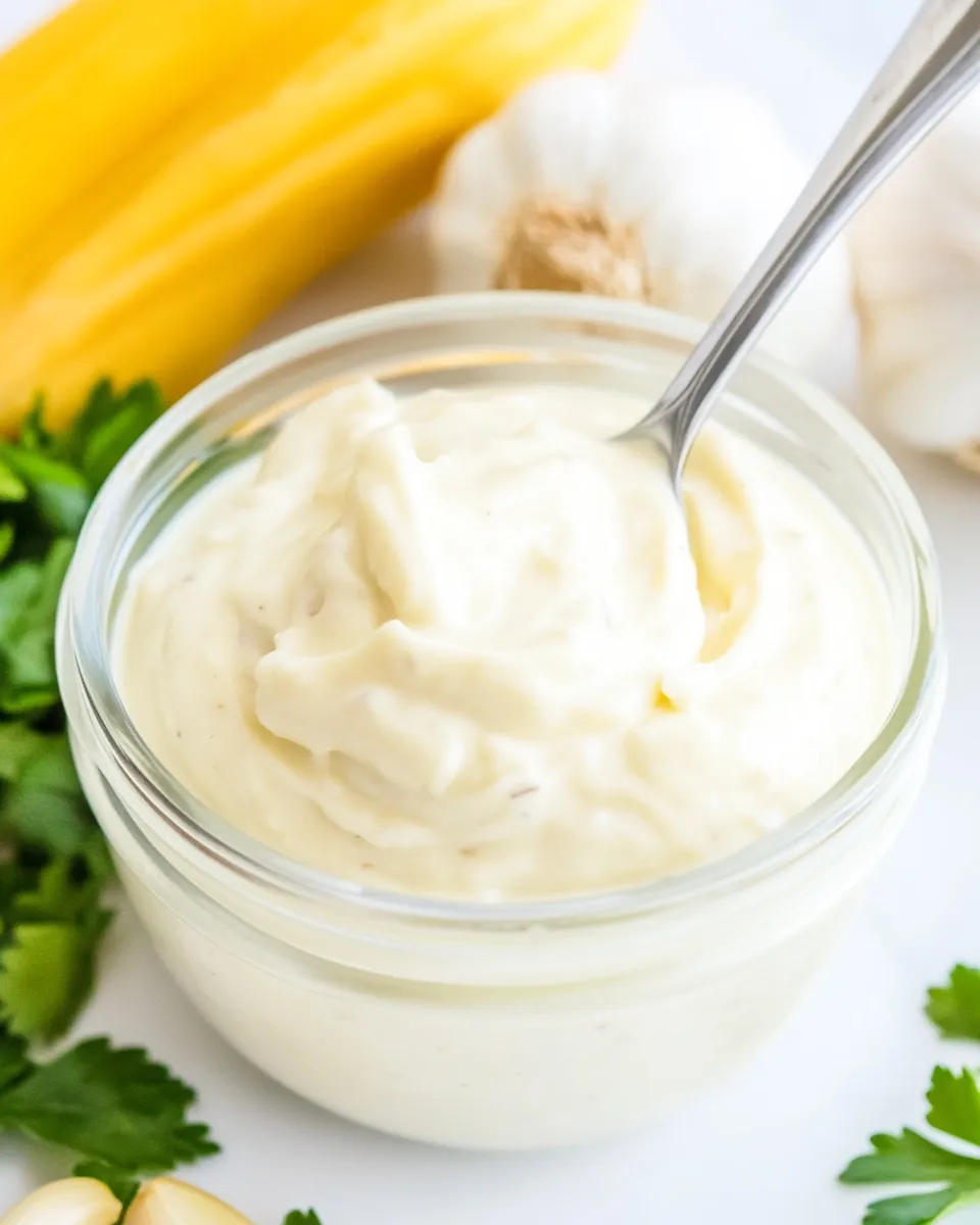Classic Vegan Garlic Aioli (Oil-Free!) image