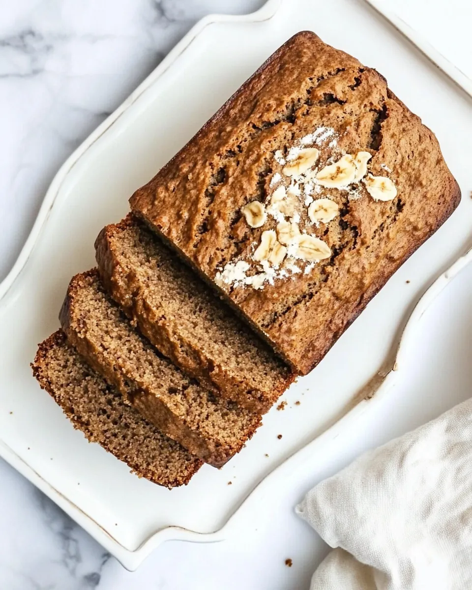 Delicious Vegan Gluten-Free Banana Bread shot