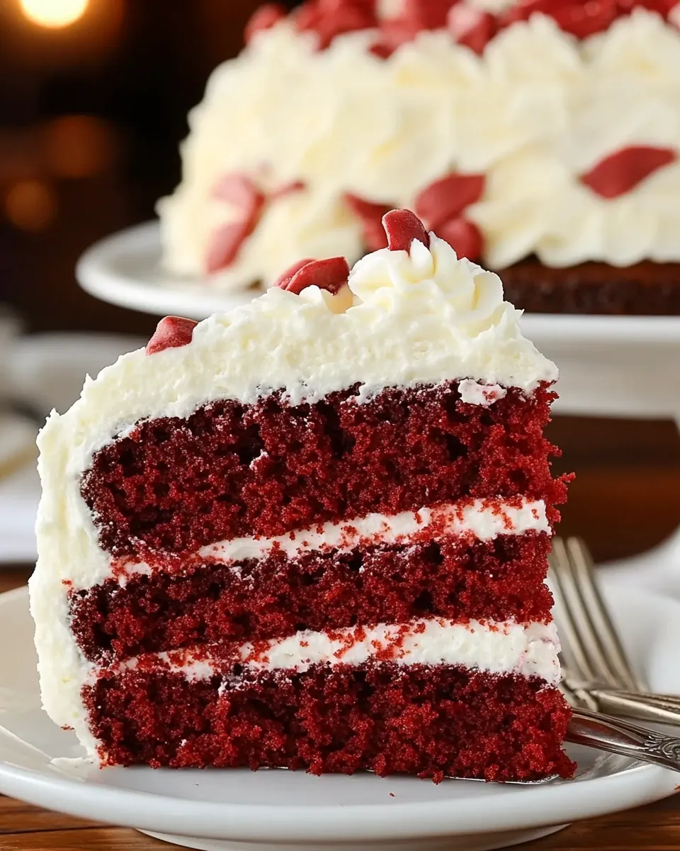 Classic Vegan Red Velvet Cake image