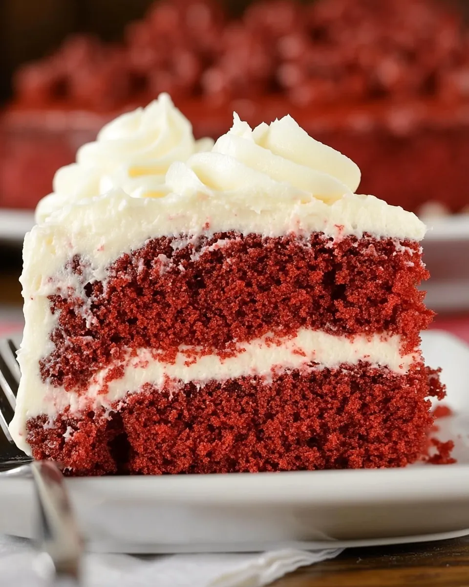 Easy Vegan Red Velvet Cake recipe photo