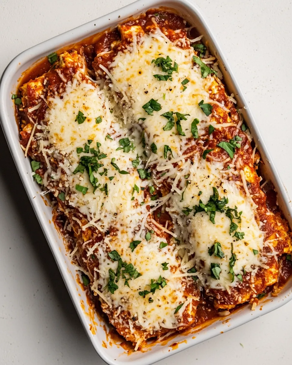 Classic Vegan Tofu Parmesan (Parmigiana) image