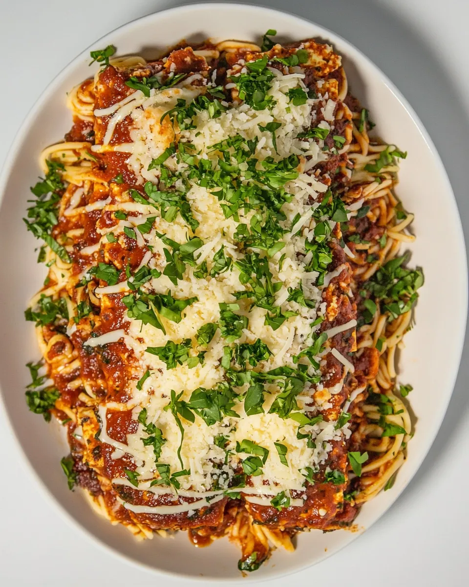 Easy Vegan Tofu Parmesan (Parmigiana) shot