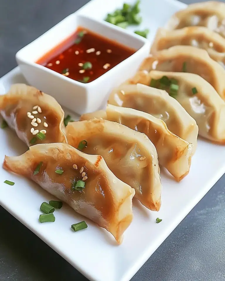 Homemade Vegetable Potstickers! recipe image
