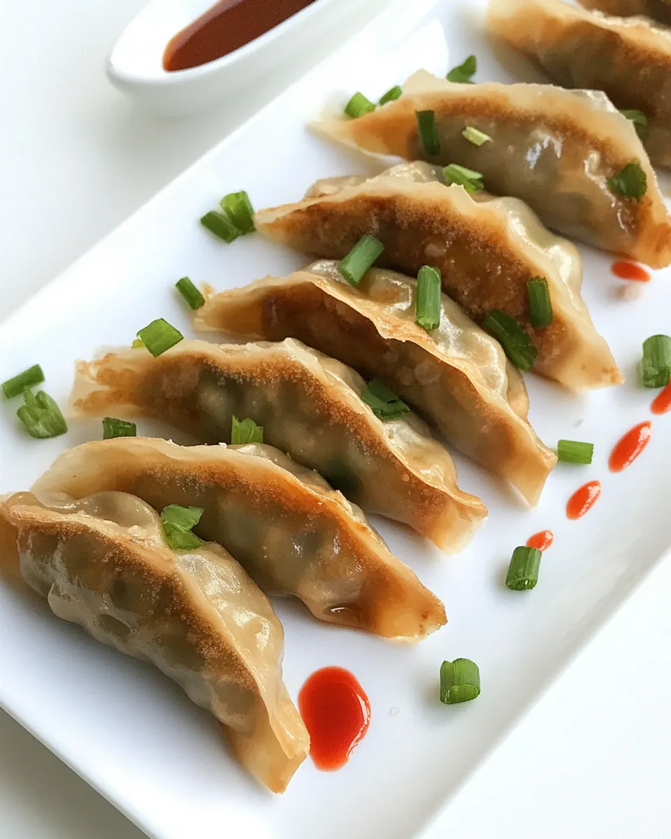 Savory Vegetable Potstickers! dish photo