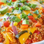 Homemade Veggie Fajita Quinoa Casserole photo