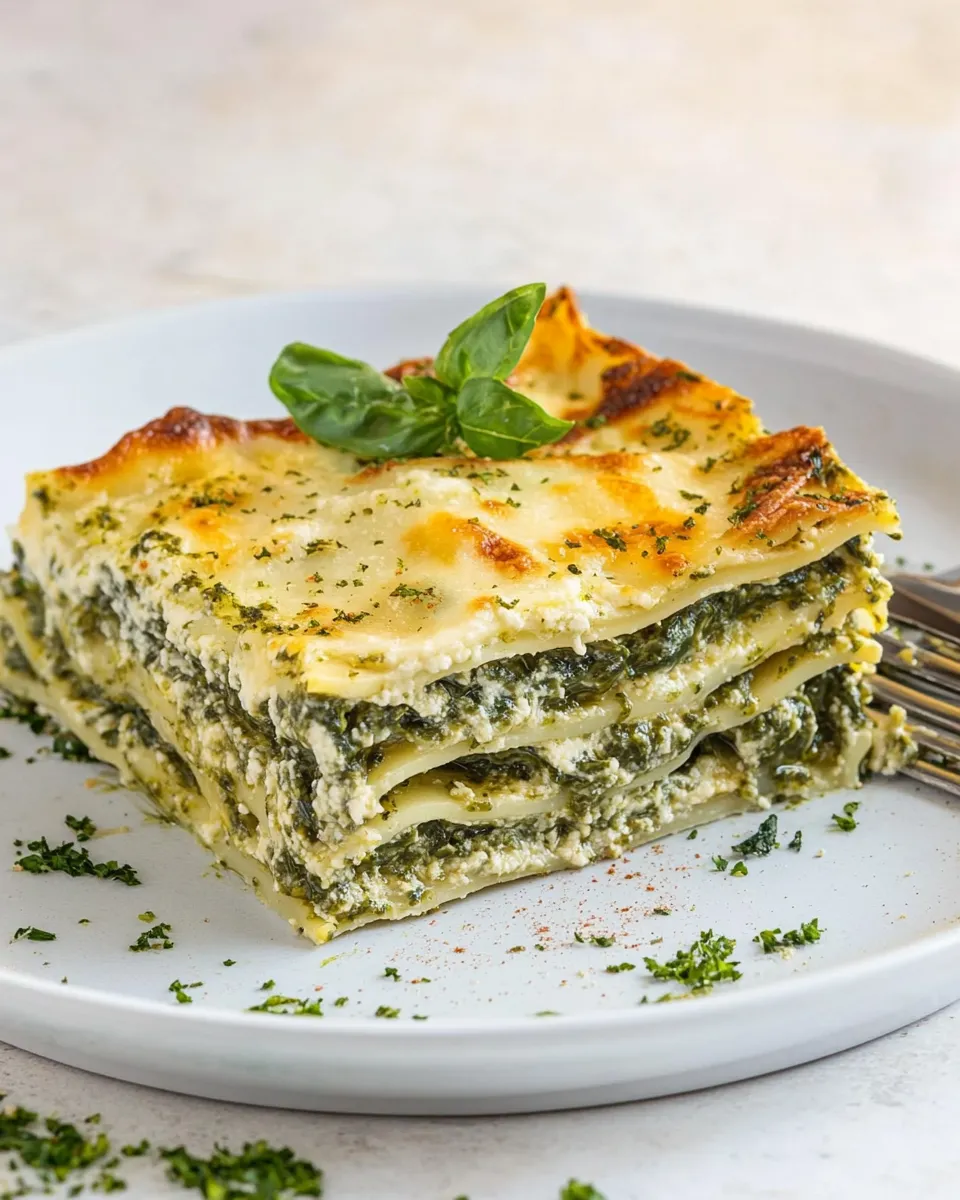 Classic Veggie Pesto & Spinach Lasagna image