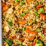 Easy Veggie Ramen Casserole (Dump & Bake) recipe photo