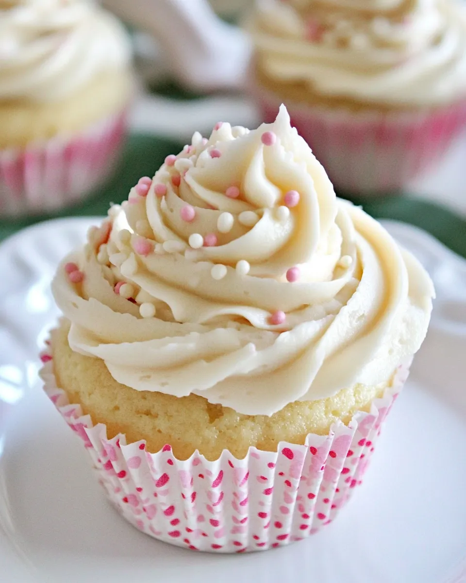 Homemade Wedding Cupcake Buttercream photo