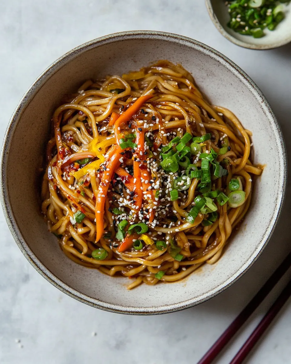 Best Weeknight 20 Minute Spicy Udon Noodles. photo