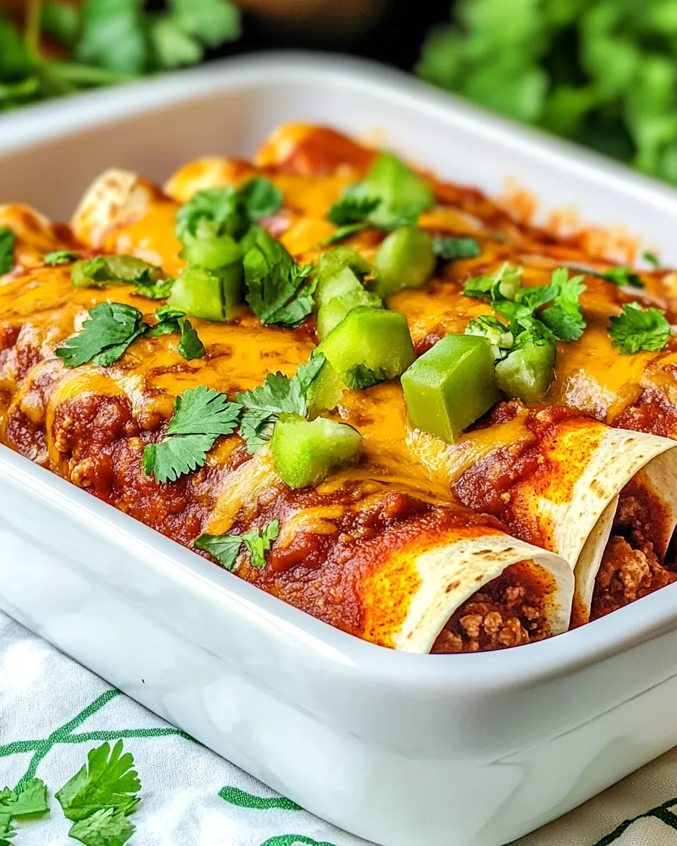 Quick Weeknight Enchiladas shot