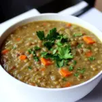 Homemade What the Ancient Israelites Ate Jacobs Lentil Stew photo