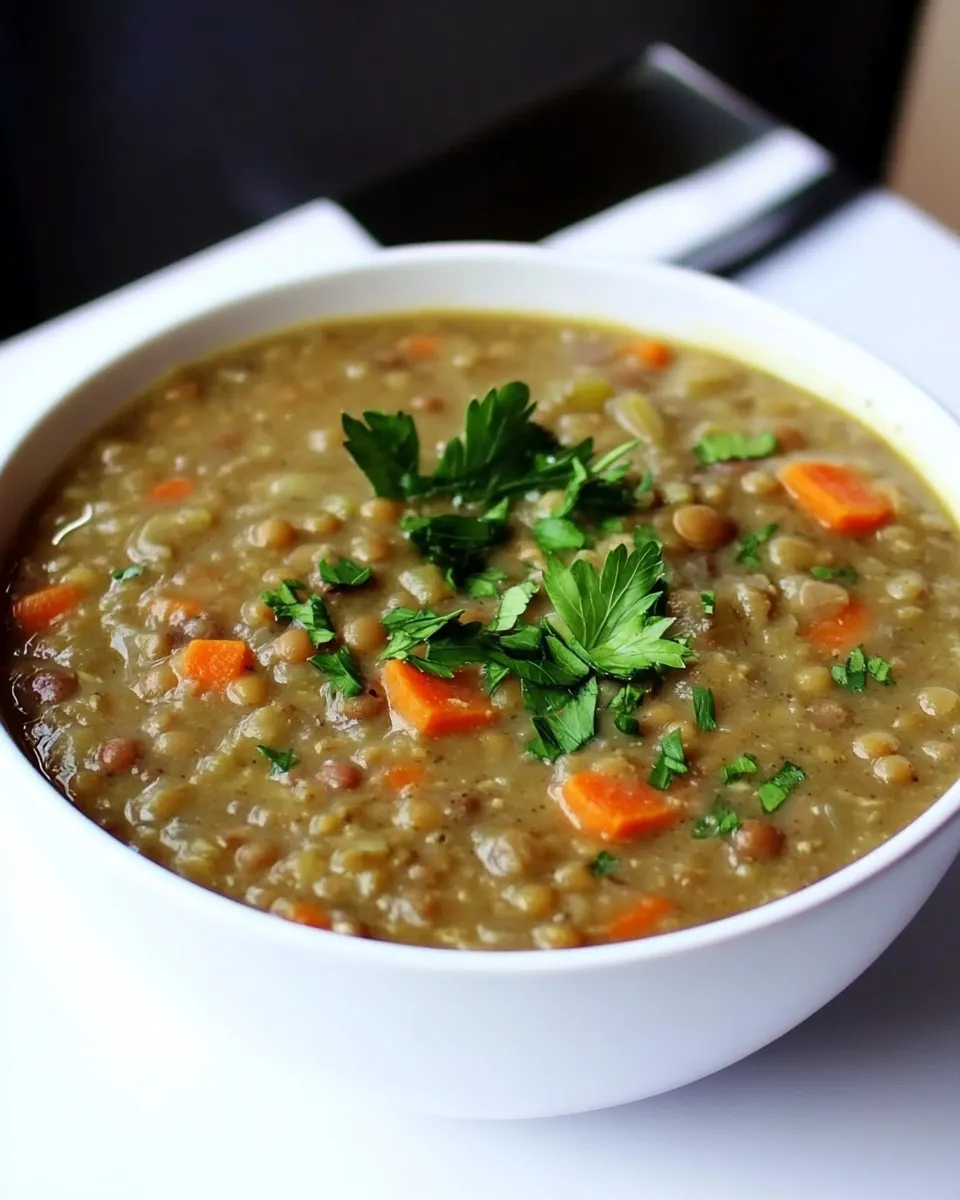 Homemade What the Ancient Israelites Ate Jacobs Lentil Stew photo
