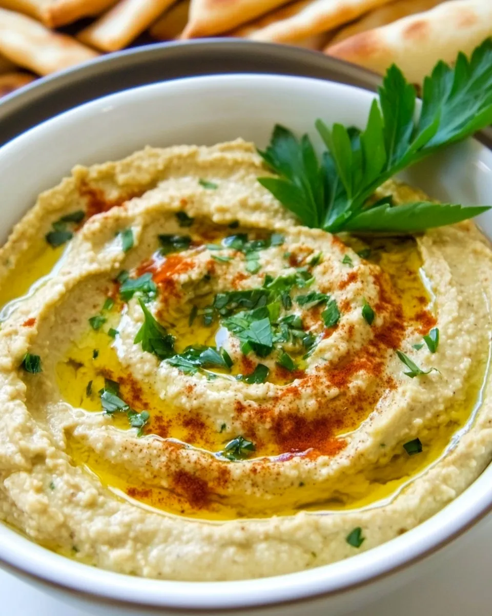 Classic White Bean Hummus (from Julia Child) dish photo