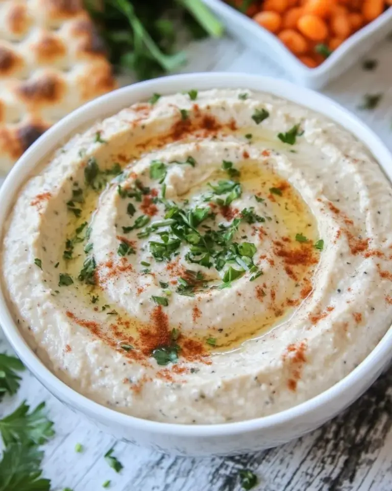 Homemade White Bean & Herb Hummus photo