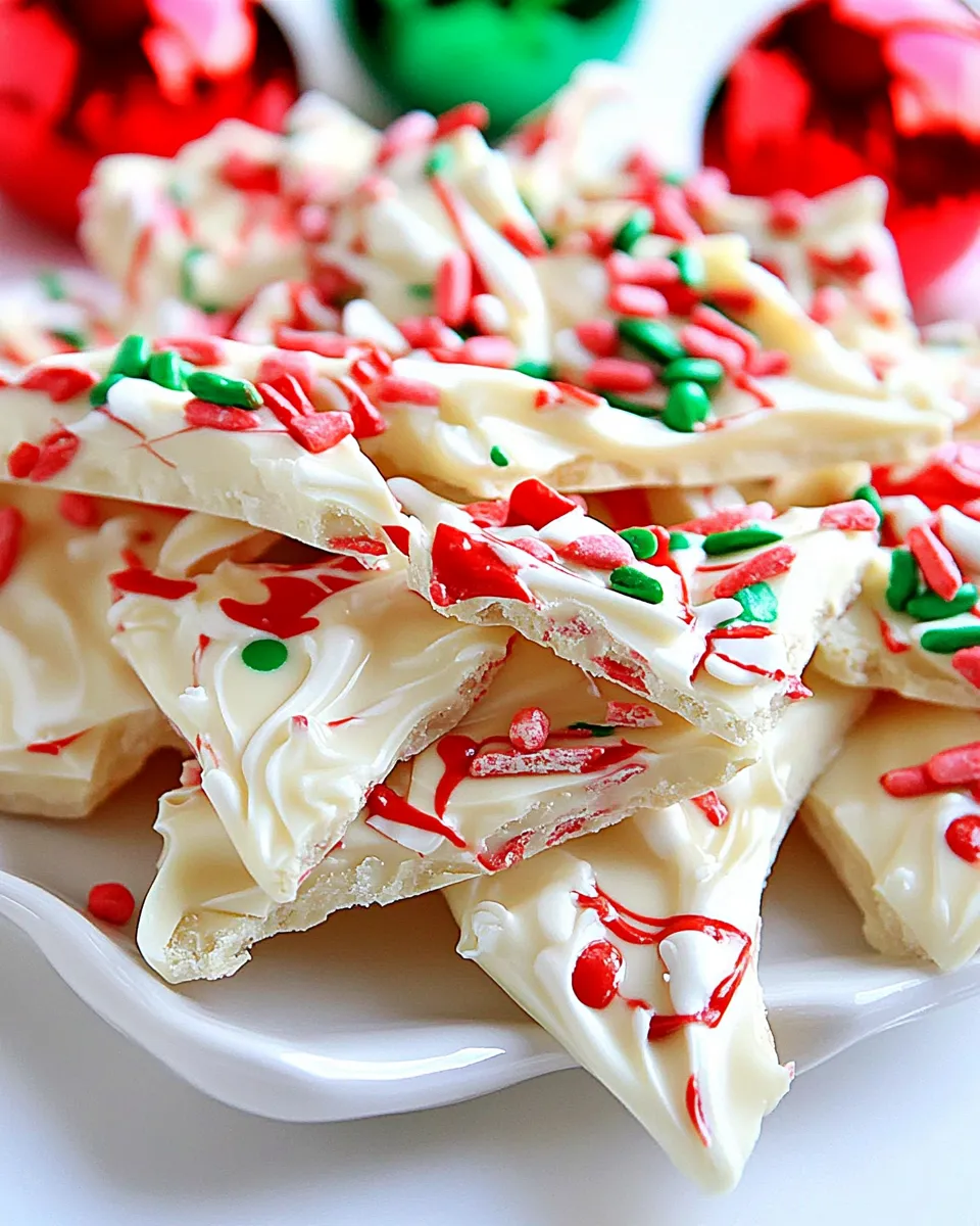 Homemade White Chocolate Bark photo