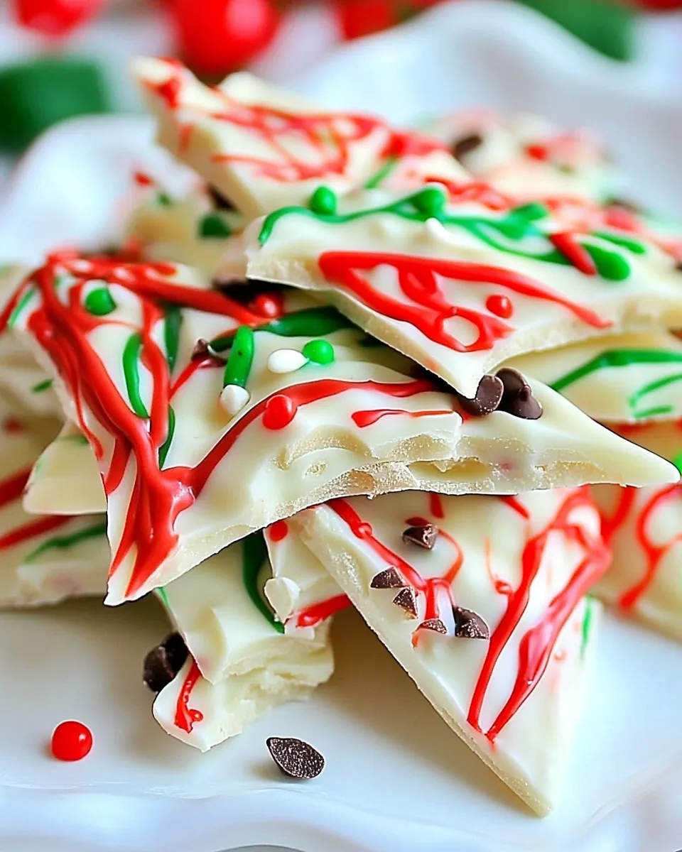 Easy White Chocolate Bark recipe photo