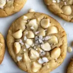 Homemade White Chocolate Macadamia Nut Cookies with Sea Salt recipe photo