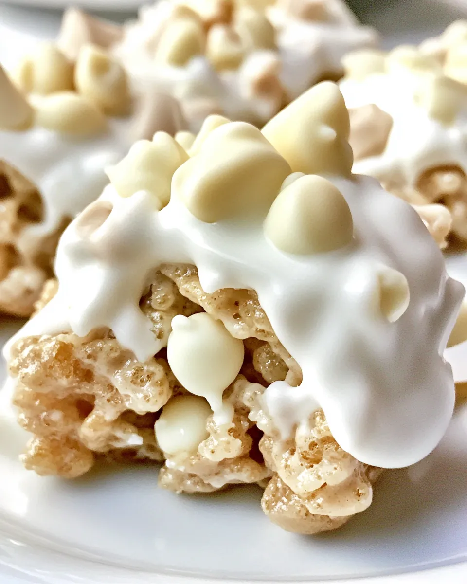 Classic White Chocolate Peanut Butter Krispies image