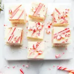 Homemade White Chocolate Peppermint Fudge photo