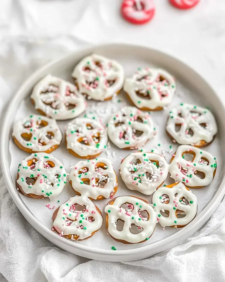 Homemade White Chocolate Pretzels photo
