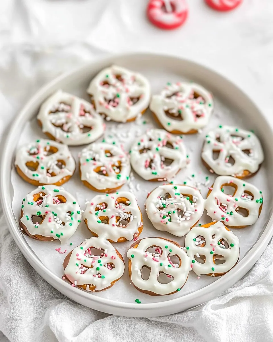 Homemade White Chocolate Pretzels photo