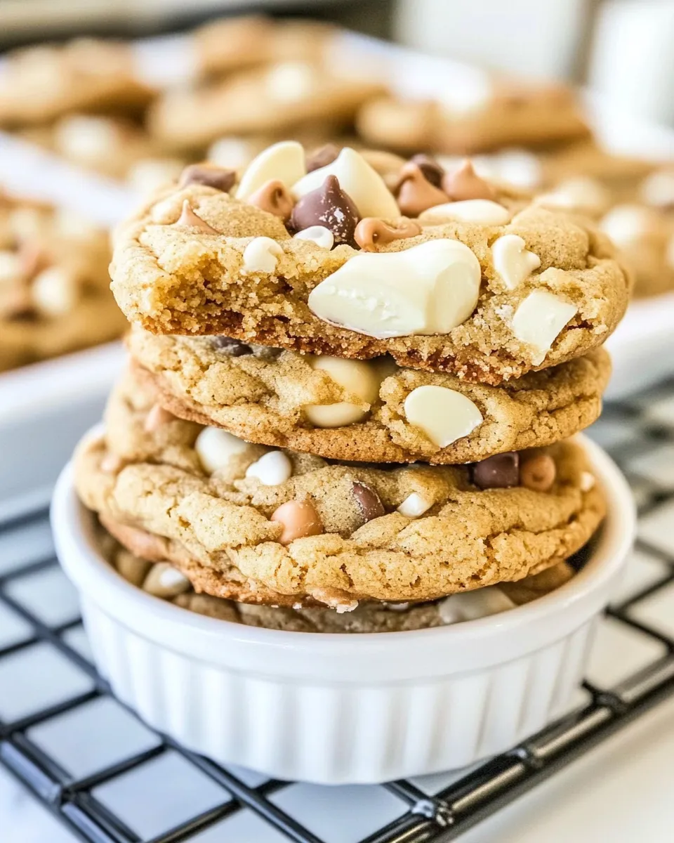 Homemade White Chocolate Trash Cookies shot