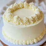Easy White Wedding Cake photo
