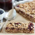 Homemade Whole Grain Fruit-Filled Bars photo