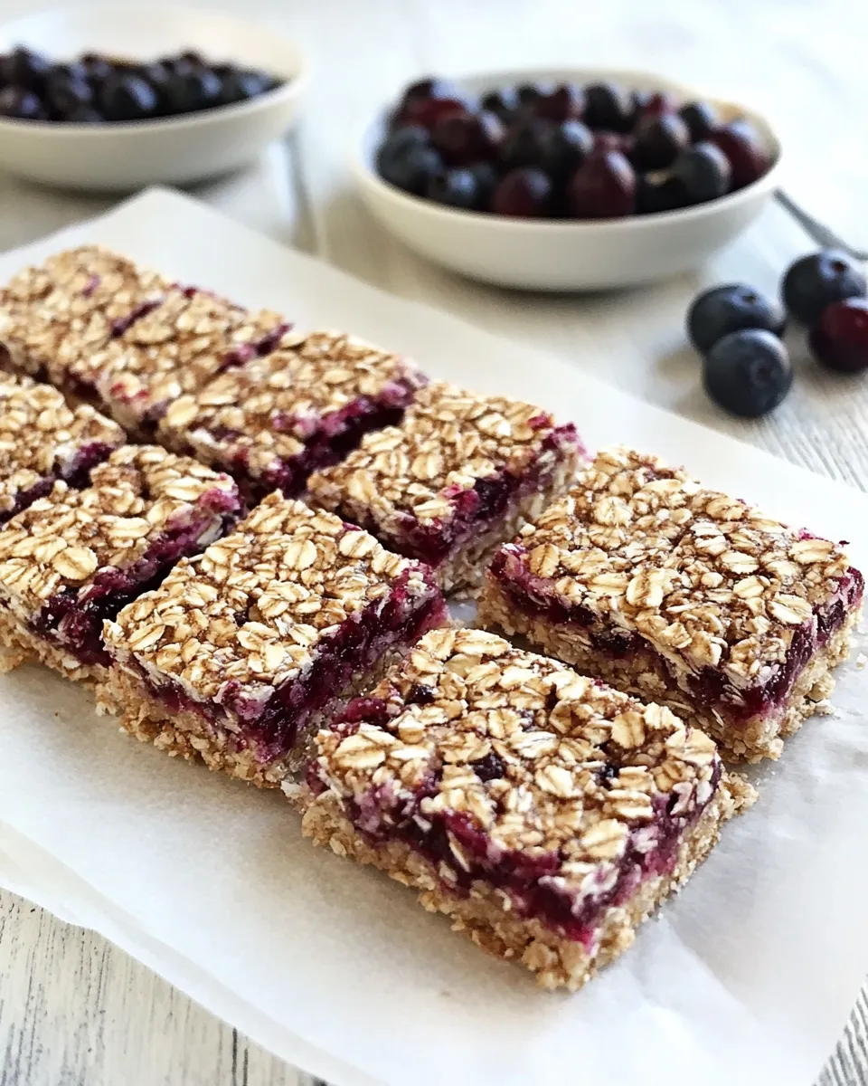 Easy Whole Grain Fruit-Filled Bars shot