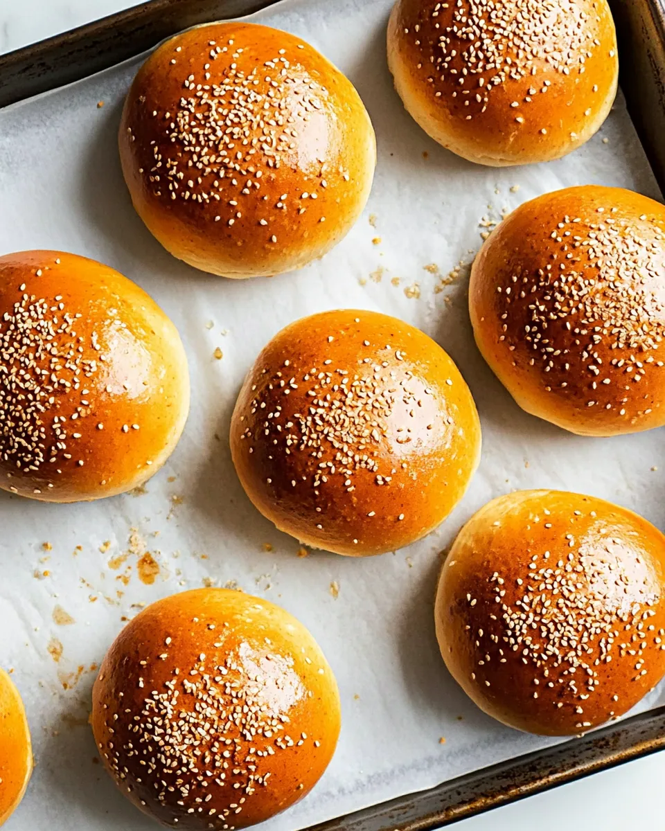 Delicious Whole Wheat Hamburger Buns shot