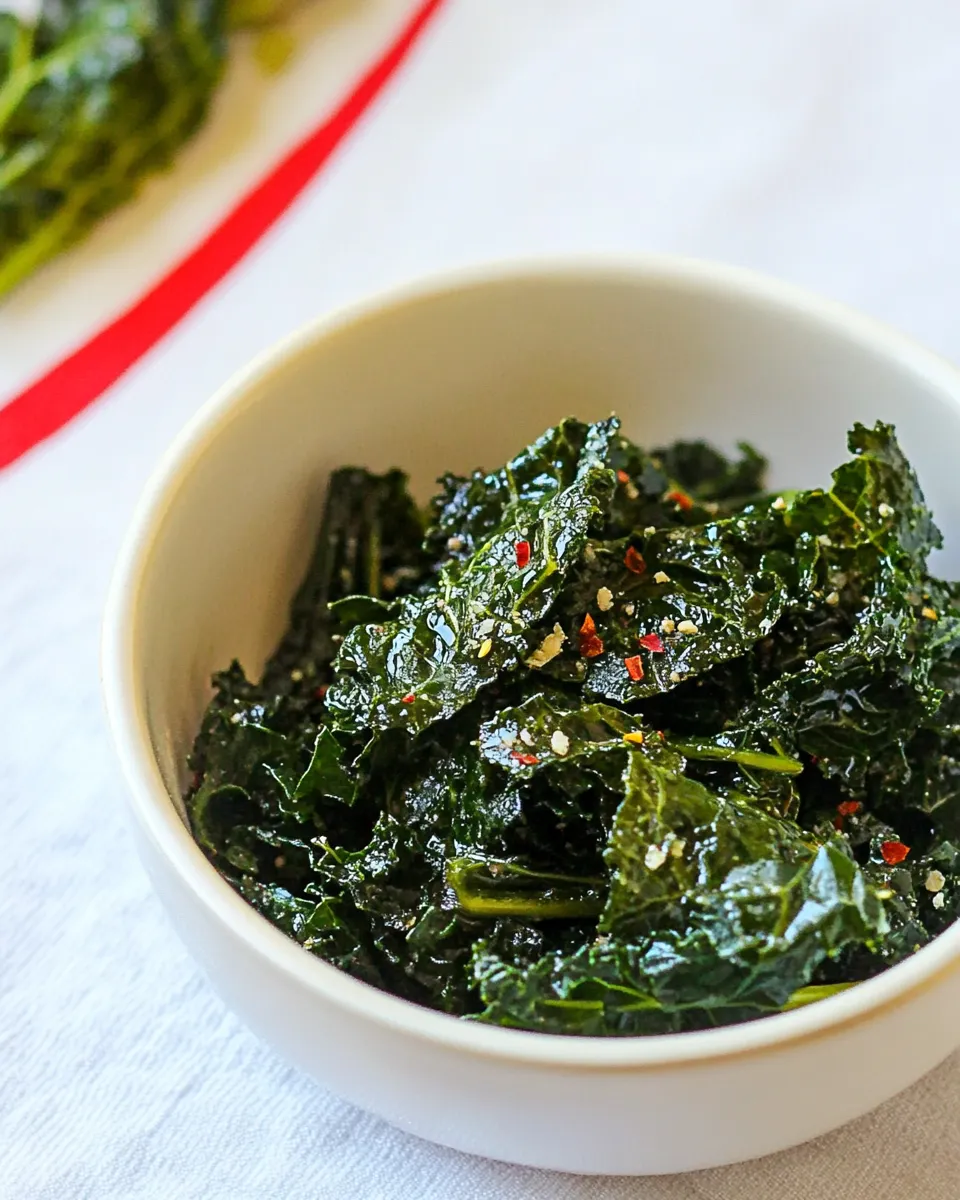 Delicious Wilted Honey Butter Kale Recipe image