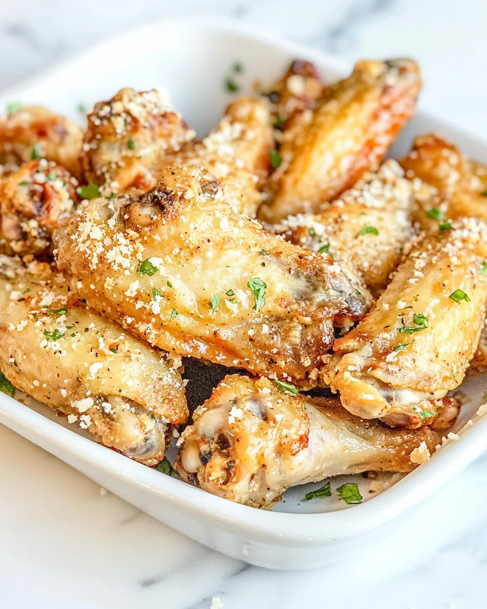 Homemade Wingstop Garlic Parmesan Wings photo