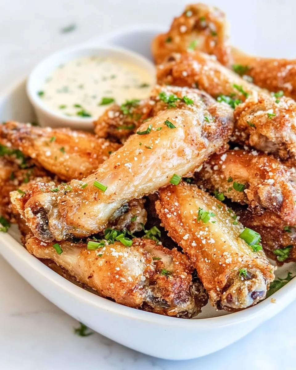 Delicious Wingstop Garlic Parmesan Wings shot