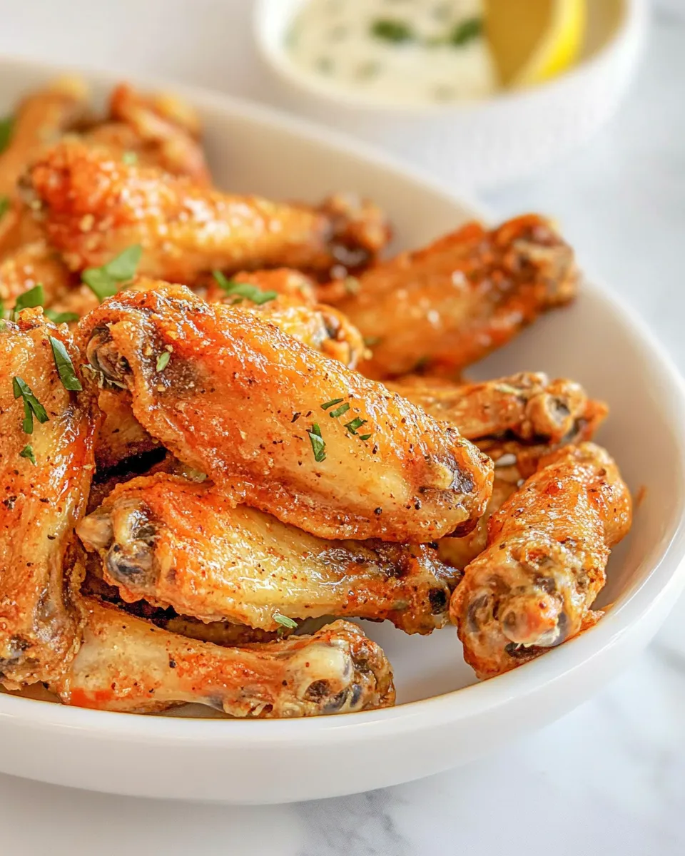 Homemade Wingstop Lemon Pepper Wings photo