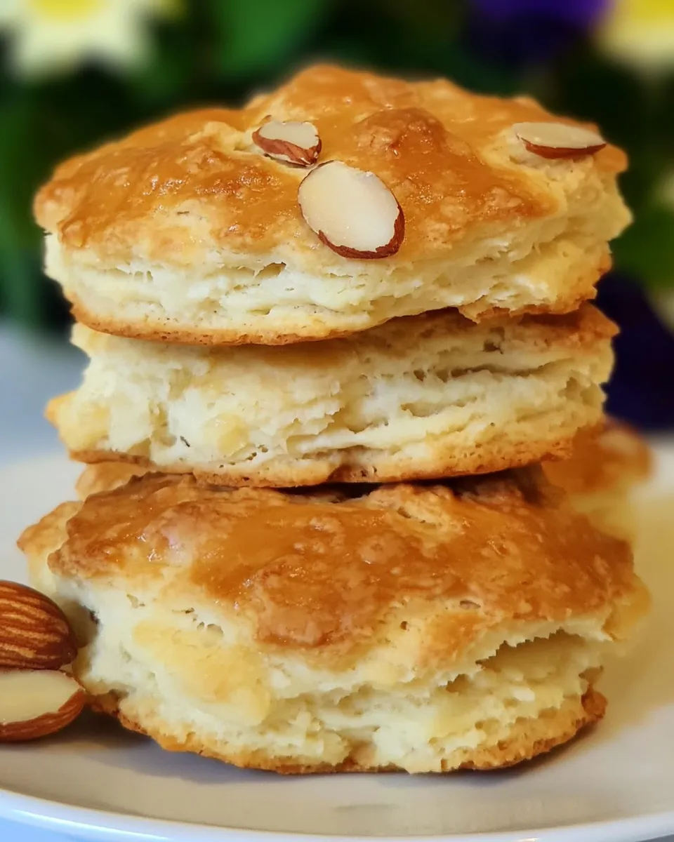 Easy Yogurt and Almond Scones recipe photo