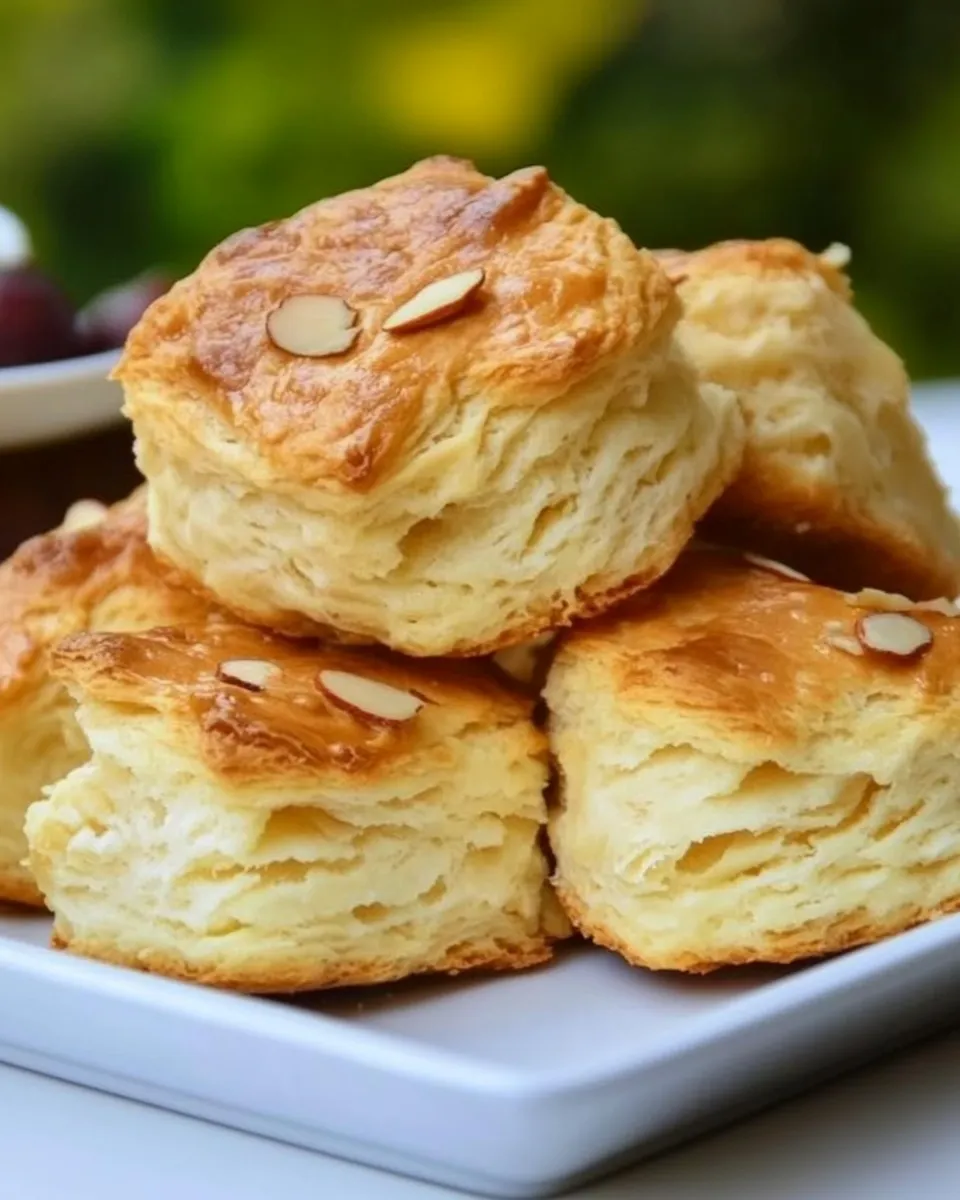 Classic Yogurt and Almond Scones dish photo
